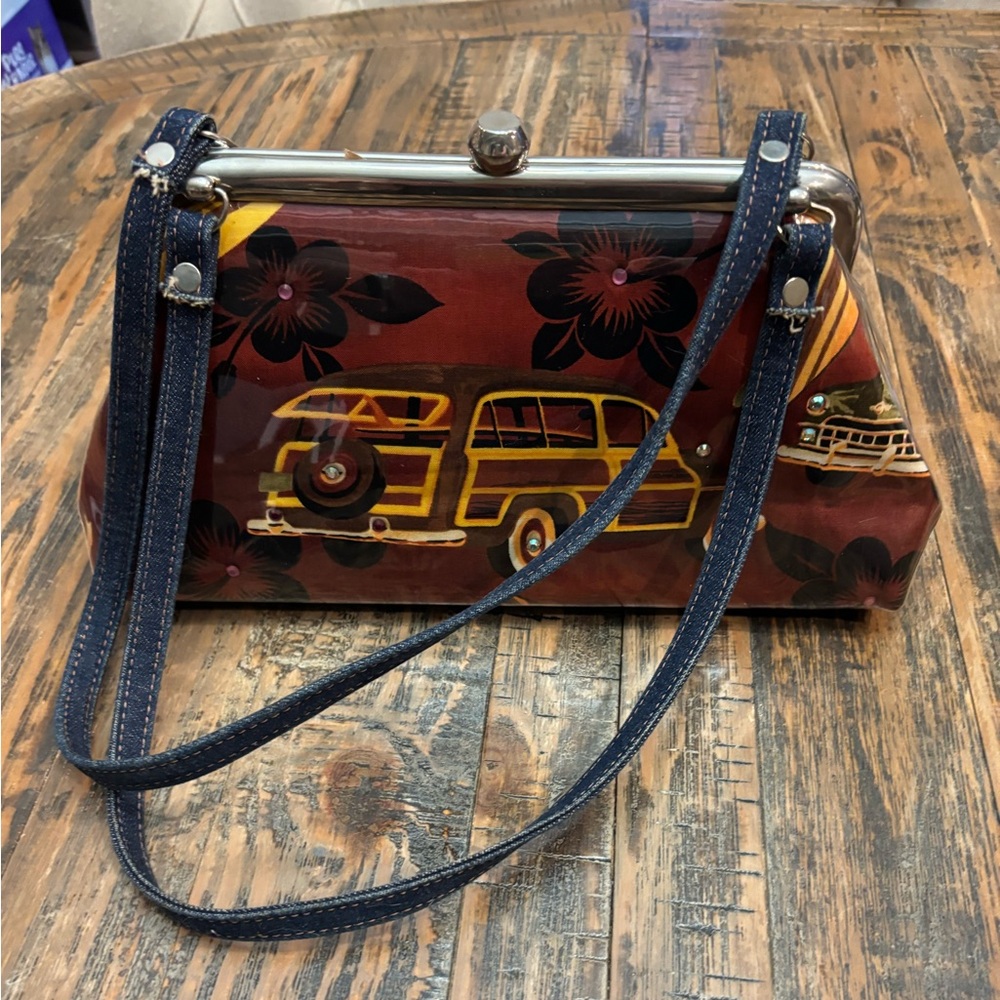 M. Andonia Y2K Wagon Motif Hand Bag - Picture 2 of 15